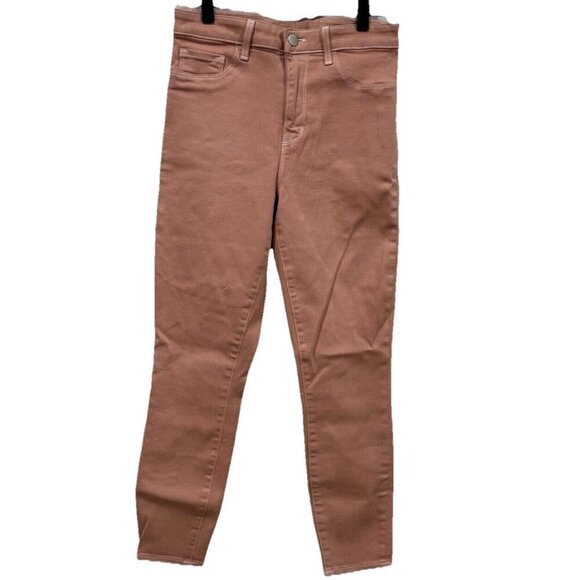 Women’s‎ L’agence Dusty Pink Coated Skinny Jeans 28 - Picture 1 of 9